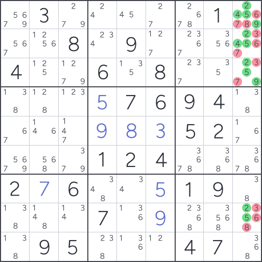 Sudoku rule Hidden Quadruple
