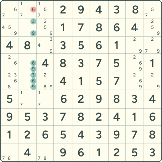 Sudoku rule Naked Triple